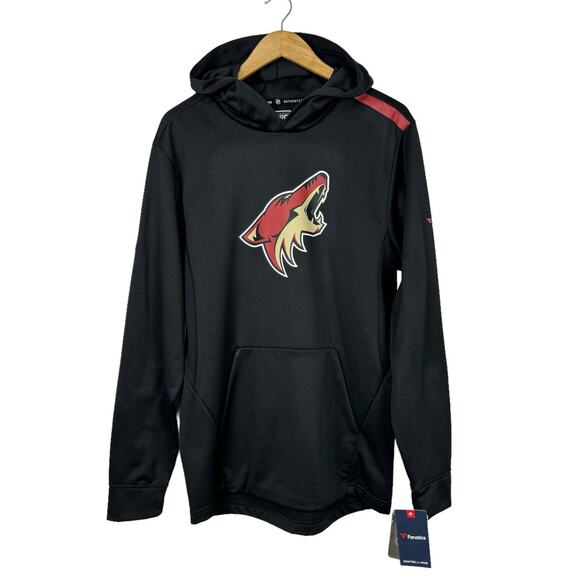 NHL FanaticsNWT Arizona Coyotes Mascot Hockey Blck Pullover Hoodie Sweatshirt